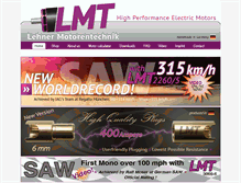 Tablet Screenshot of lehner-motoren.com
